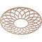 Ekena Millwork Cannes Wood Fretwork Pierced Ceiling Medallion, Cherry, 34"OD x 11 5/8"ID x 1/4"T CMWP34X34X0250CNCH - alternate 5